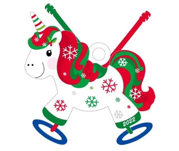 ringette christmas ornament